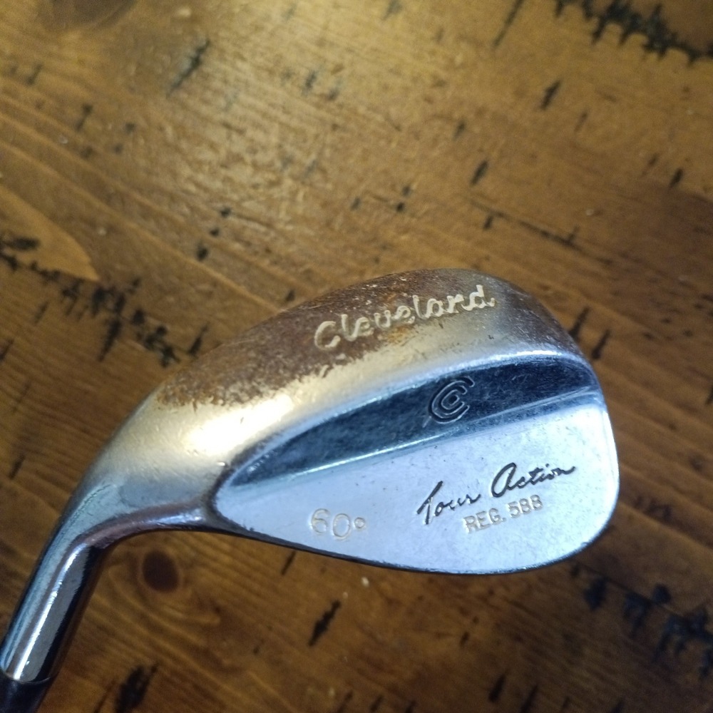 Cleveland Tour Action 588 60 Degree Lob Wedge True Temper Steel Shaft USA Made